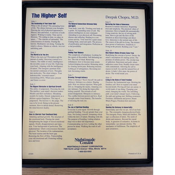 The Higher Self, the Magic of Inner and Outer Fulfillment, Deepak Chopra MD - Picture 6 of 7